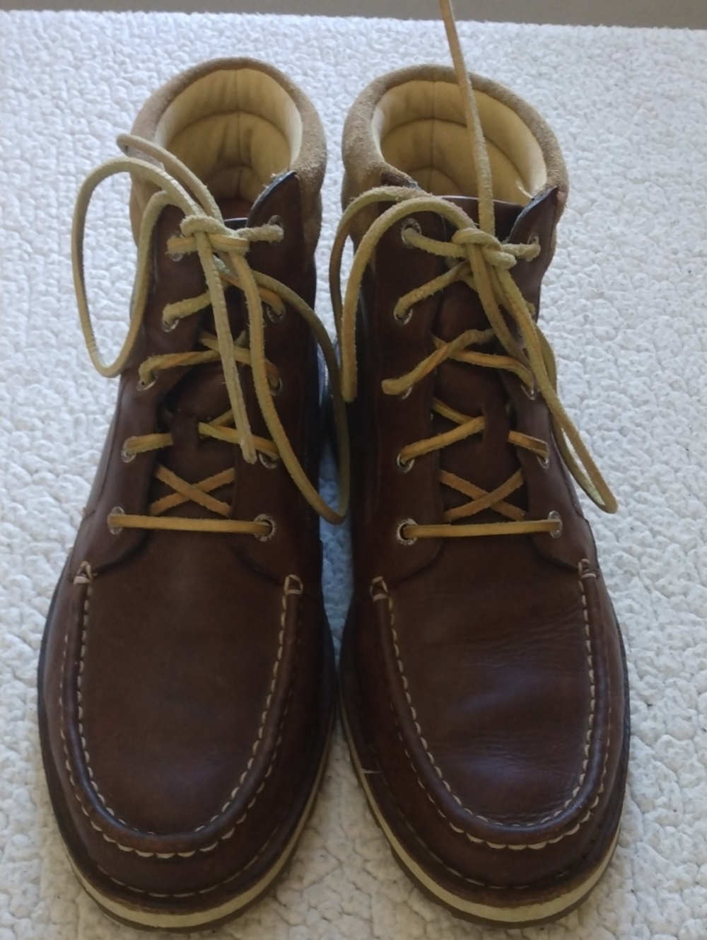 Sperry Brown Leather/Suede Moc Toe Boots 10.5 M - Picture 3 of 14